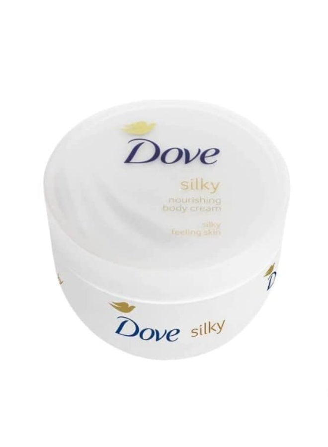 Dove Silky Soft Feeling Skin Nourishing Body Cream Pampering Lotion - 300ml - Image 2